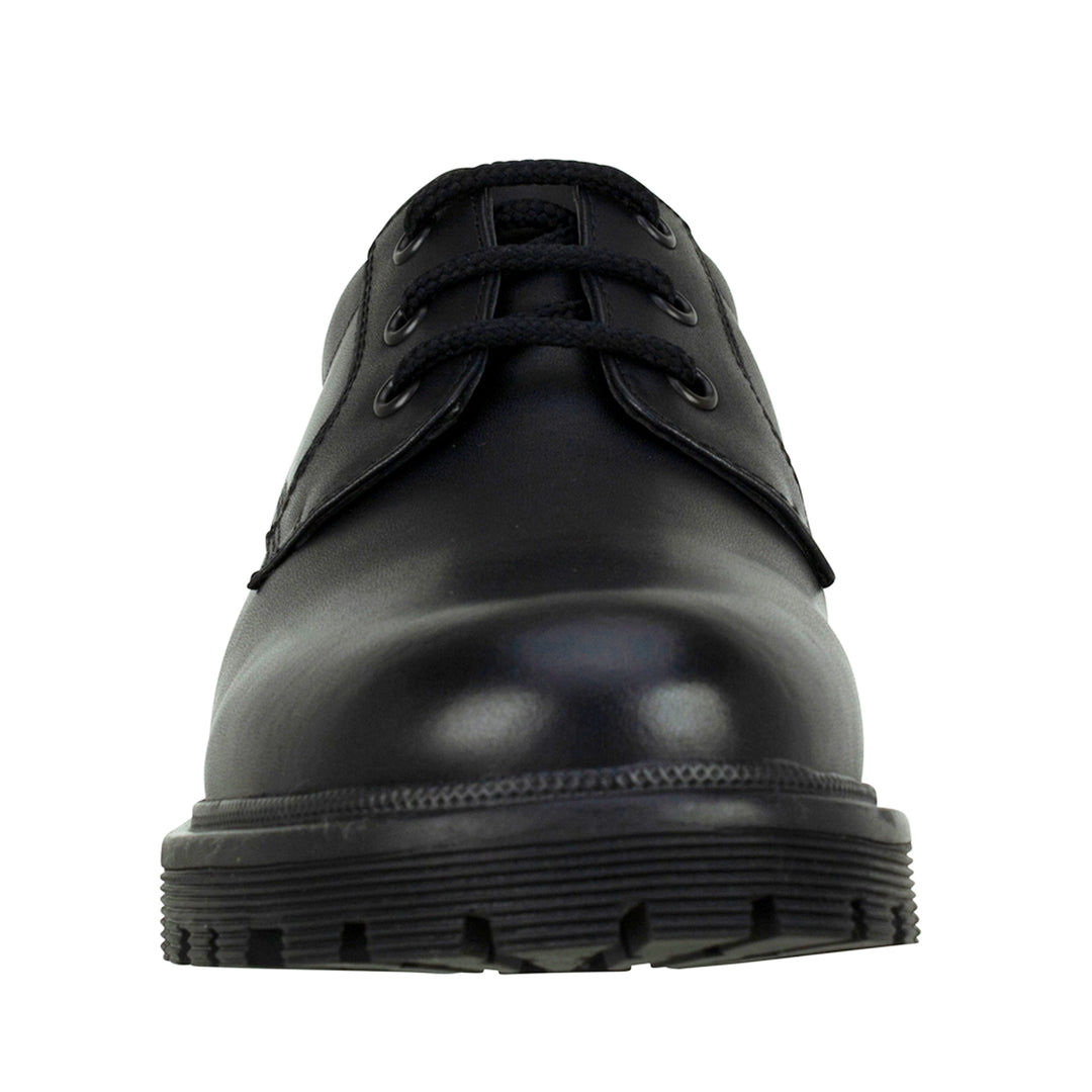 BAILEY BLACK LEATHER LACE UP - Term Footwear 