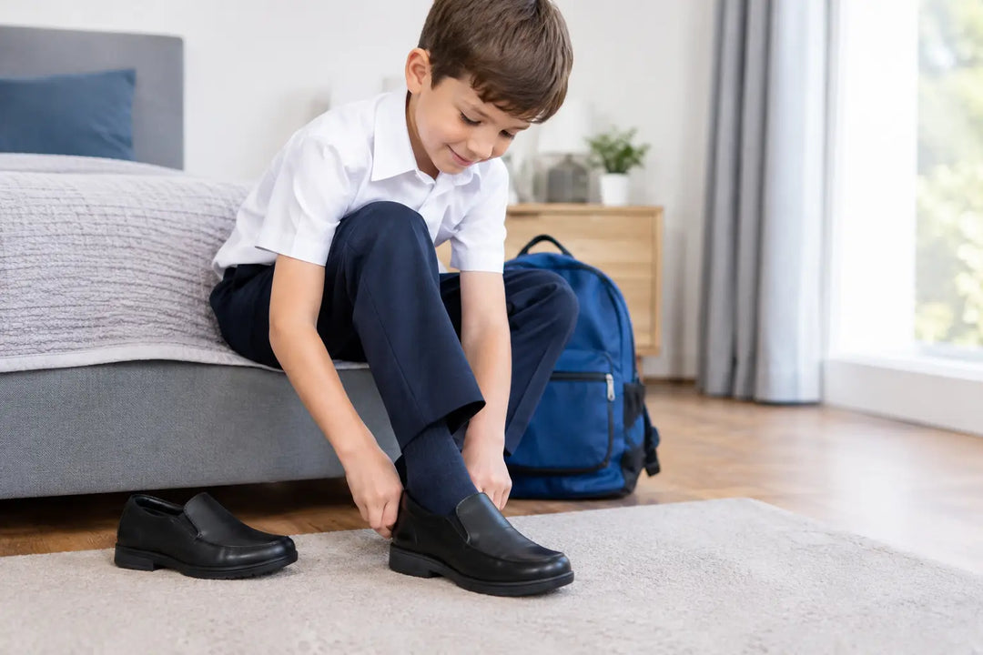Boys Slip On School Shoes for Busy Days