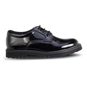 BAILEY BLACK PATENT LACE UP CHUNKY SOLE - Term Footwear 