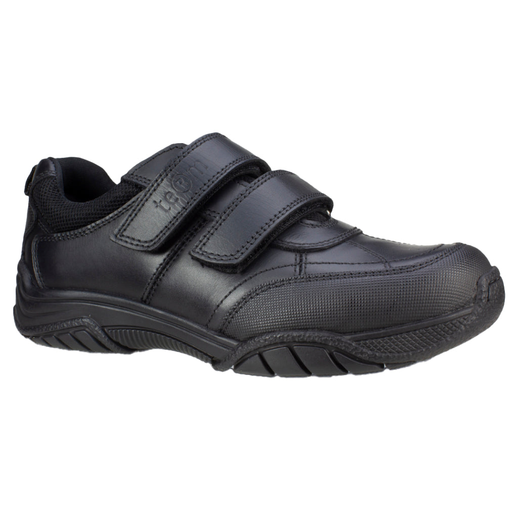 CHIVERS BLACK LEATHER HARDWEARING TOUCH TAPE - Term Footwear