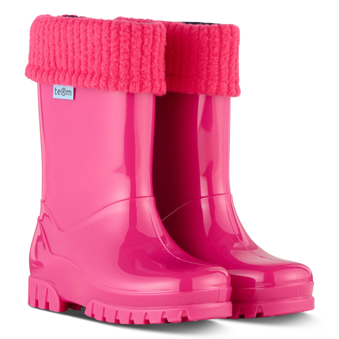 childrens pink wellington boots