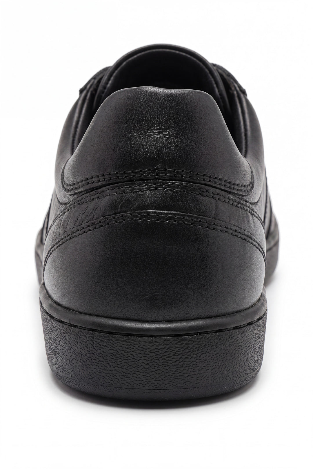 Northgate Unisex Black Leather Lace-Up Trainer School Shoe - Term Footwear 
