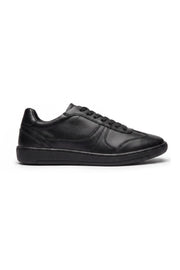 Northgate Unisex Black Leather Lace-Up Trainer School Shoe - Term Footwear 