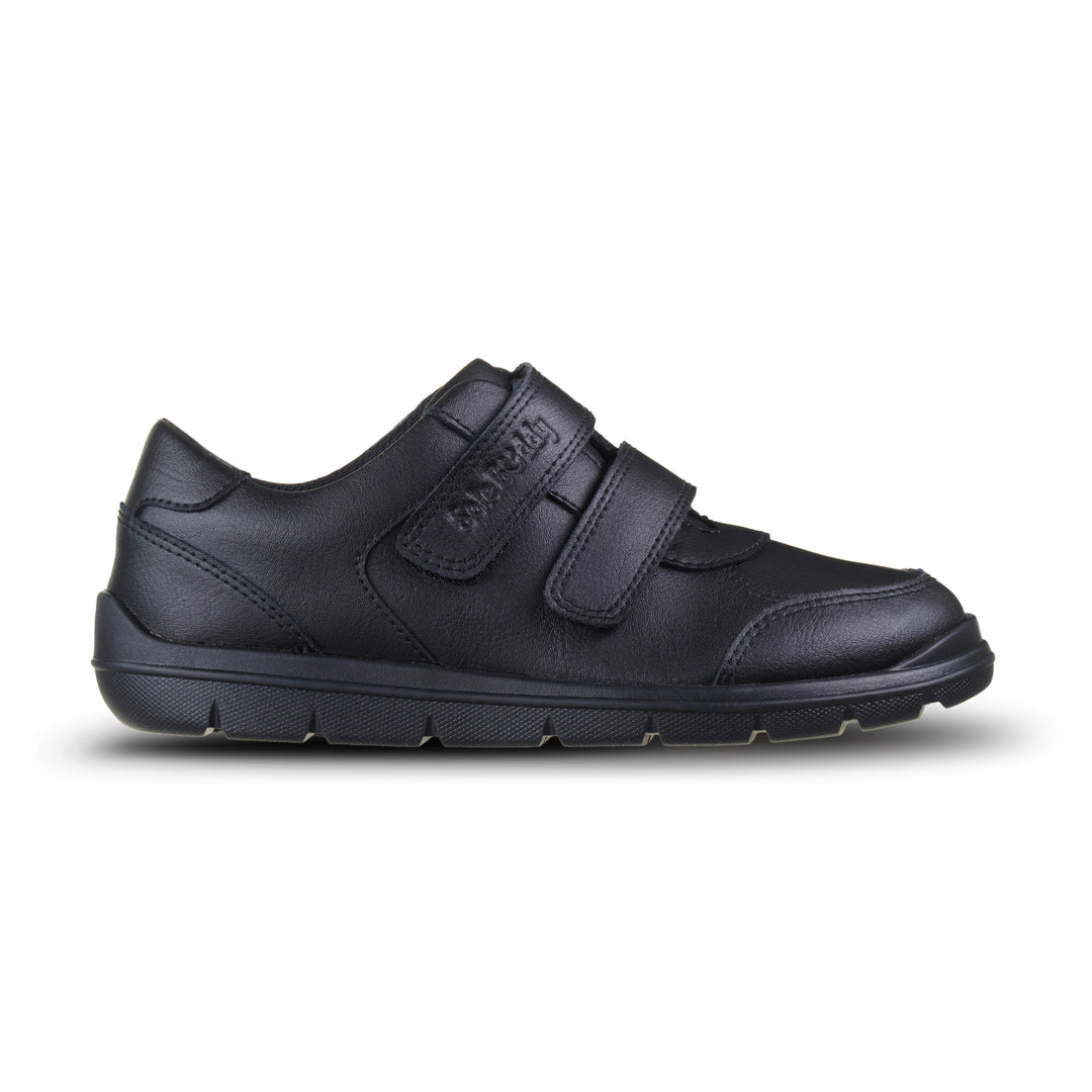 ORBIT BLACK LEATHER FITTED SOFT TOUCH TAPE - Term Footwear