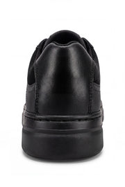 Stonecourt Unisex Black Leather Lace-Up School Shoe - Term Footwear 