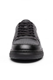 Stonecourt Unisex Black Leather Lace-Up School Shoe - Term Footwear 