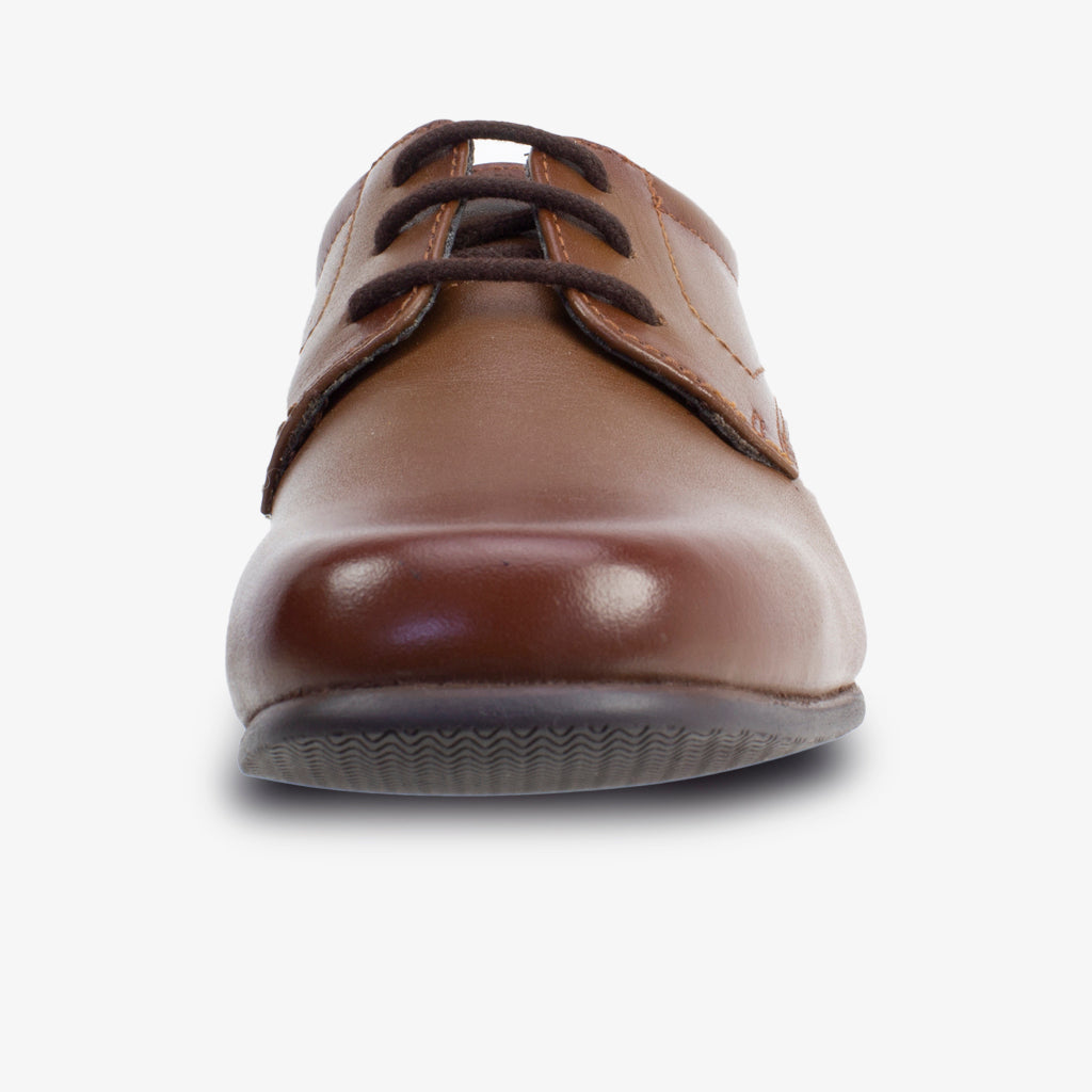 BEDFORD BROWN LEATHER LACE UP - Term Footwear 