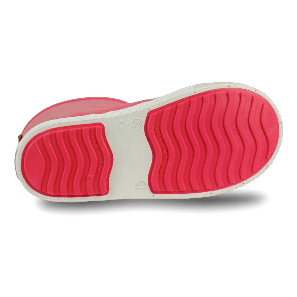 Wave Non Slip Kids Wellies Pink - Term Footwear 