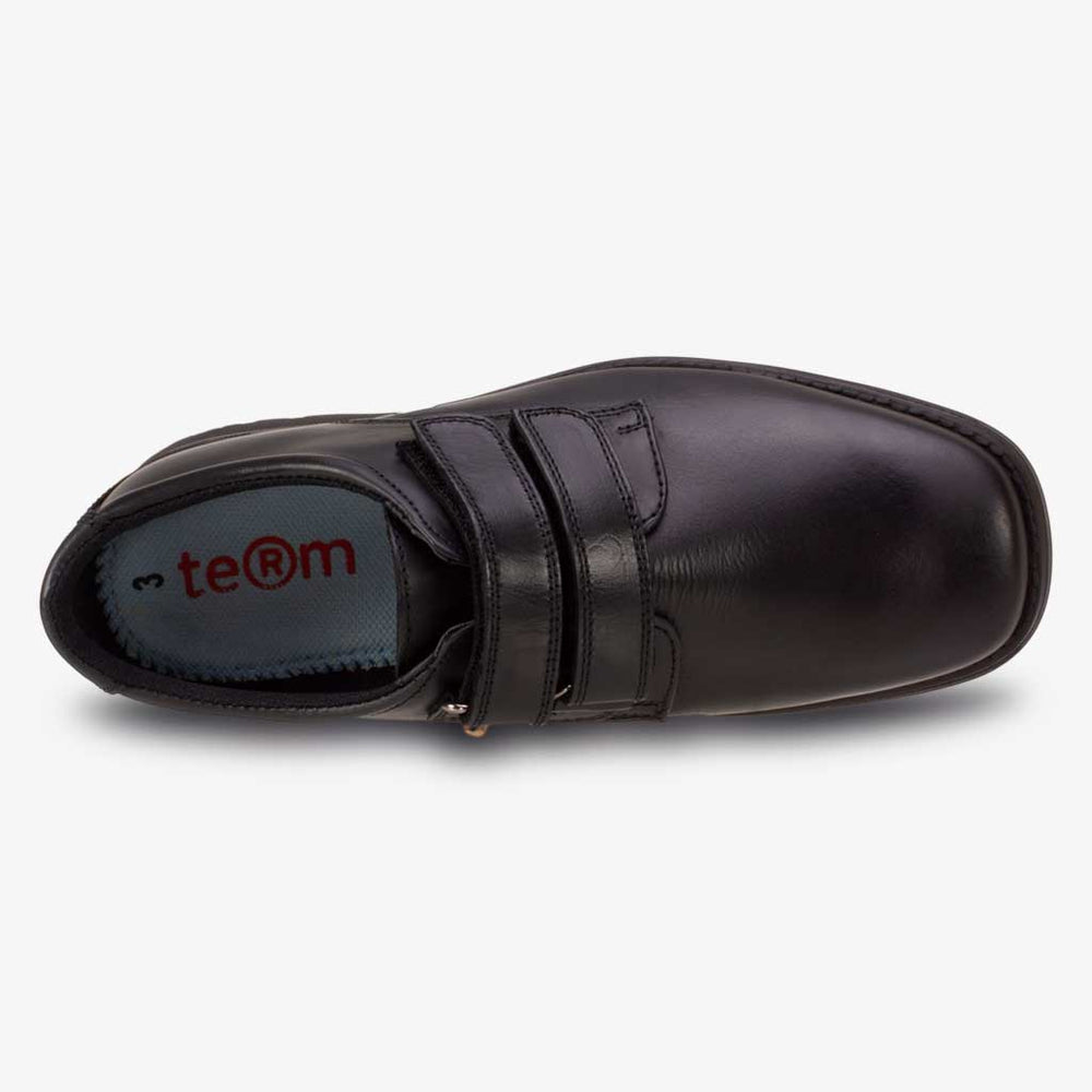 CLASS SMART BOYS SCHOOL SHOE WITH 2 STRAPS - Term Footwear 