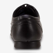 Black SENIOR BOYS LACE UP SCHOOL SHOE - Term Footwear 