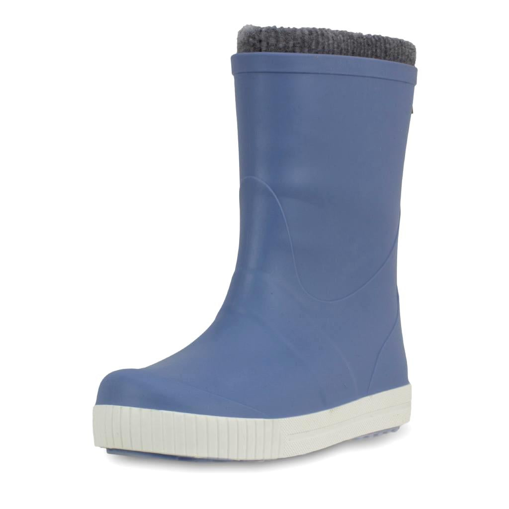 Wave Sock Lined childrens Wellies Light Blue - Term Footwear